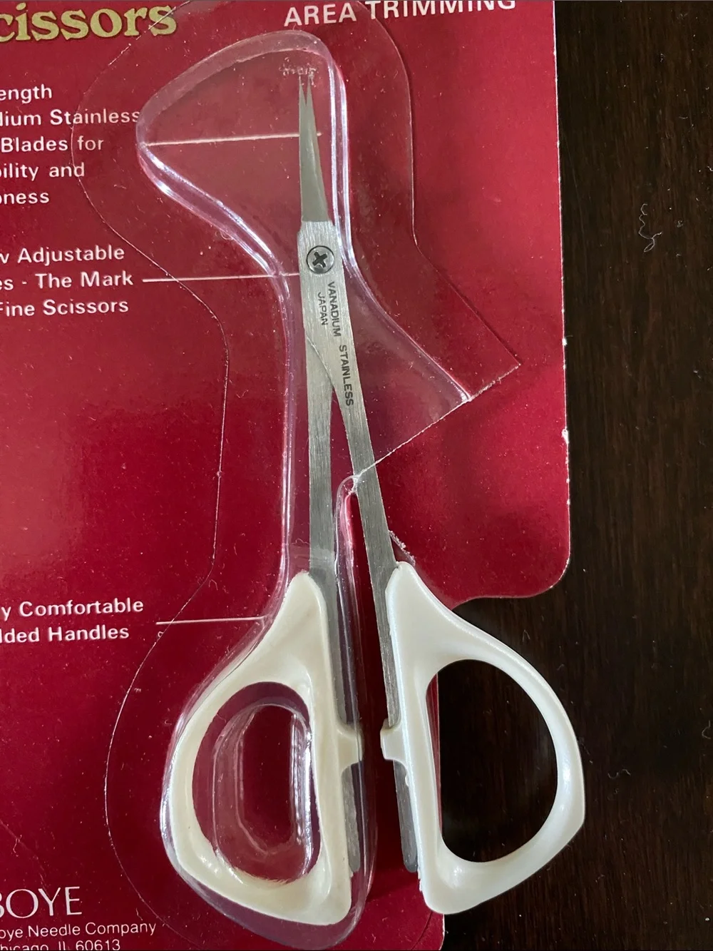 Vintage Boye Applique Scissors